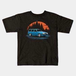 Volvo 850r Station Wagion Kids T-Shirt